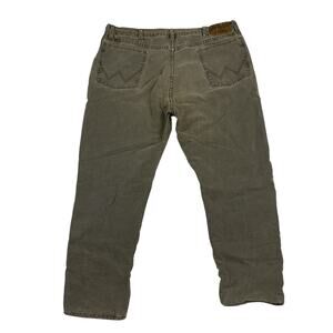 Vintage Wrangler Men’s Lined Jeans 33213ND 40x32 USA Brown Workwear Denim Pants